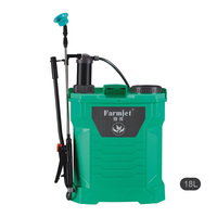 Farmjet Penyemprot Manual 12L 16L 20L, Pompa Tekanan Tangan Yang Dioperasikan Oleh Solo, Mesin Semprot Pertanian