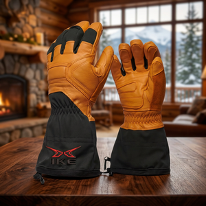 Gants de snowboard pour enfants imperméables et antidérapants en polyester pour l'extérieur en hiver - Product Image 2