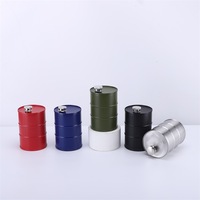 Bouteille de voyage cylindrique portable en acier inoxydable 304 de 750 ml, étanche, pour camping et activités de plein air, idéale pour l'huile, le vin et les spiritueux