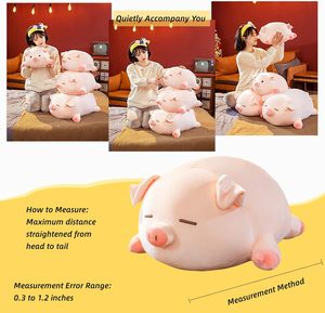 Hot Selling Soft Adorable Pig <strong>Pillow</strong> Custom Weighted Animal Toys for Christmas Birthday Gifts for <strong>Cuddling</strong> Wholesalers - Product Image 2