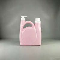 Bouteille de détergent à lessive en plastique HDPE de 1000 ml, couleur personnalisée, bouchon à vis, OEM/ODM, conteneur de détergent liquide imprimé à l'écran