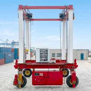 Grue à portique sur pneus en caoutchouc de 10 à 50 tonnes, grue RTG pour le levage en port, terminal et entrepôt - Product Image 4