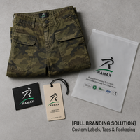 Pantalon cargo tactique vintage personnalisé en sergé camouflage délavé pour homme, avec plusieurs poches à rabat latérales, respirant, fermeture à cordon de serrage, coupe ample et jambe large