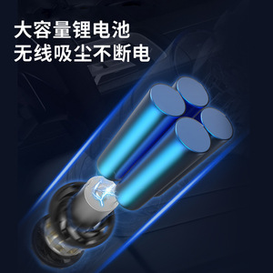 Mini Car <b>Vacuum</b> Cleaner 120W Wireless <b>Portable</b> Rechargeable For Car And Home Use - Product Image 2