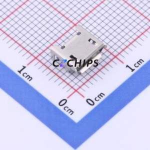 MC-142P USB Connector SMD Connector ( Connector Type: Micro-B )( Gender: Female )( Mounting Type: Horizontal Mount ) - Product Image 1