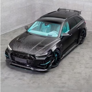 Pour <span class=keywords><strong>Audi</strong></span> <span class=keywords><strong>RS6</strong></span> C8 améliorée avec capot de style MSY en fibre de carbone sèche et kit carrosserie - Product Image 2