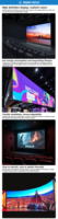 Module d'affichage LED incurvé couleur pleine P2 d'intérieur de haute qualité avec panneau TV à haute luminosité DCI-P3 85% pour la publicité