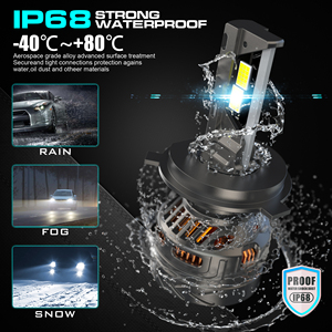 หลอดไฟหน้า LED H4 S-V32 กำลังสูง 155W 6500K แสงคู่ ใช้แทนหลอดฮาโลเจน สำหรับรถยนต์โตโยต้า ไฮลักซ์ - Product Image 3