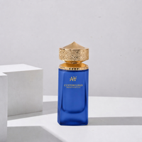 Flacon de parfum vide en verre dépoli de haute qualité 100 ml, personnalisé OEM ODM, avec pulvérisateur, pour coffret cadeau homme arabe de Dubaï