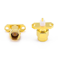 Adaptor Koaksial S Ma Jfd Rf Polarisasi Vertikal 50Ohm Kehilangan Sinyal Rendah Anti Penuaan Umur Pakai Panjang Dukungan Oem Kustom