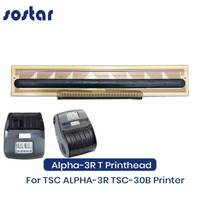 Kepala Printer Baru untuk Printer Thermal TSC Alpha-3R, Kompatibel dengan Kepala Printer Thermal TSC-30B, Suku Cadang Printer