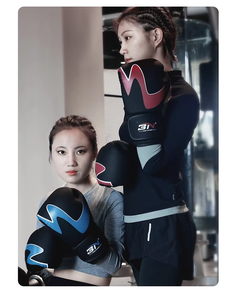 BN Entrenamiento De <span class=keywords><strong>Boxeo</strong></span> Guantes De <span class=keywords><strong>Boxeo</strong></span> Saco De <span class=keywords><strong>Boxeo</strong></span> Kickboxing Sparring Bolsa pesada Entrenamiento Muay Thai MMA 10oz Púrpura De <span class=keywords><strong>Boxeo</strong></span> Mujeres - Product Image 5