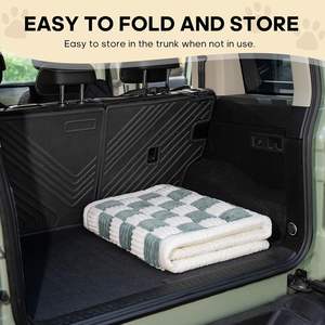 Pet Car <span class=keywords><strong>Bed</strong></span> Rutsch feste Rücksitz Extender Pet Blanket Plaid Hunde bett für SUVs Limousine & Trucks Rücksitz Pet <span class=keywords><strong>Bed</strong></span> Mat - Product Image 3