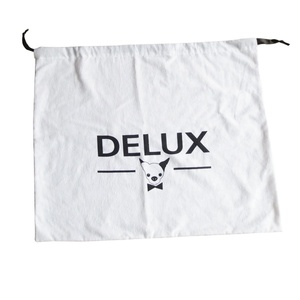 Reusable Eco Friendly Custom Logo Large Cotton <b>Canvas</b> Pouch Original Cotton Packaging <b>Bag</b> Pouch <b>Drawstring</b> Cotton Dust <b>Bag</b> - Product Image 4