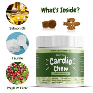 תווית פרטית לב חתול תוספת בריאות שמן סלמון טורין l-קרניטין עוזרד ברי ארגינין לטיפול בריאות לחיות מחמד - Product Image 3