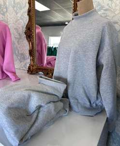 Sweat-shirts imitation col roulé pour la vente en gros, sweats à col montant effet vieilli, meilleurs prix, sweats imprimés - Product Image 1