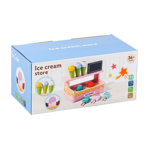Ensemble <span class=keywords><strong>de</strong></span> jeu éducatif <span class=keywords><strong>pour</strong></span> <span class=keywords><strong>enfants</strong></span> WEIXUAN : <span class=keywords><strong>Magasin</strong></span> <span class=keywords><strong>de</strong></span> vente <span class=keywords><strong>de</strong></span> glaces en bois transfrontalier et cuisine combinée 4-6 ans - Product Image 6