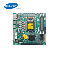 Placa base NAS con 6X puertos SATA3.0 i7 para lga1200 socket mini ITX placa base para NAS