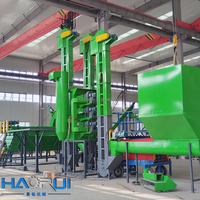 Ligne de tri, lavage et séchage de déchets plastiques en Chine, machine de recyclage pour usine de plastique