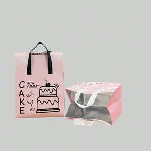 Bolsa Térmica Aislante Personalizada de Papel de Aluminio para Entrega de Alimentos, Café, Boba, Té de Burbujas, Bebidas, Bolsa Térmica Desechable de Tela No Tejida - Product Image 1