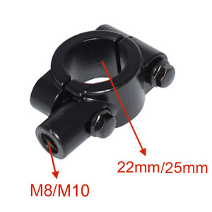 Soportes para espejo retrovisor de motocicleta Motorola, accesorios universales para manillar de 22mm, base de espejo para bicicleta eléctrica - Product Image 4