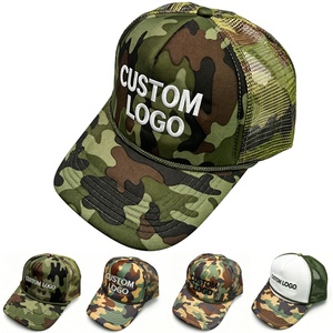 Gorra Trucker Snapback Ligera de Malla y Espuma con Logotipo Personalizado, Gorra de Béisbol de Camuflaje de Moda con Cuerda para Viajes y Streetwear - Product Image 2