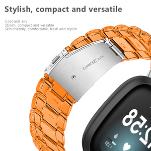 Correa de resina transparente más nueva para <span class=keywords><strong>Fitbit</strong></span> Versa 2 3 4 Lite Sense Smart Watchbands accesorios para <span class=keywords><strong>Fitbit</strong></span> Versa correa de pulsera - Product Image 2