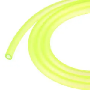 PVC yellow clear transparent single level hose flexible custom size PVC soft tube pipe