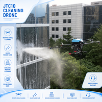 Nouveau drone de nettoyage aérien UAV pour le nettoyage des façades de bâtiments, des surfaces murales extérieures, équipement télécommandé, entretien des propriétés commerciales