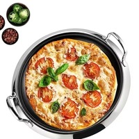 Poêle et plancha en fonte pré-assaisonnée à double poignée pour une cuisson polyvalente sur cuisinière, durable et offrant une chaleur uniforme