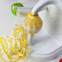 Automatische elektrische fruit- en aardappelschilmachine, commerciële roterende schiller, multifunctionele sinaasappelschilmachine voor thuisgebruik
