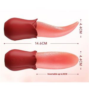 Lengua baile Amor canción 10 frecuencias vibrador juguetes sexuales masturbación femenina utensilios pene masaje palo 1 unid/caja - Product Image 3