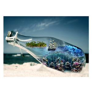 Bán buôn sơn kim cương DIY Cross Stitch chai Phong cảnh trang trí nội thất 5D sơn kim cương - Product Image 1