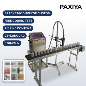 Máy in phun liên tục công nghiệp PA-A2000 CIJ tốc độ cao, tự động mã hóa ngày hết hạn cho thực phẩm và hóa chất - Product Image 1