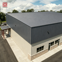 Edificio Moderno de Gran Altura y Larga Envergadura, Prefabricado, de Estructura de Acero Ligero de Alta Resistencia, Taller de Estructura Metálica, Aleación de Aluminio