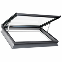 Intelligente Fernbedienung Elektrisches Dachfenster Lichtschacht Aluminium Gehärtetes Glas Automatische Belüftung Wasserdicht