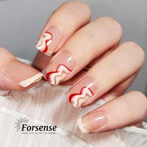 Fabricant en vrac écologique court carré presse sur les <span class=keywords><strong>ongles</strong></span> nude <span class=keywords><strong>faux</strong></span> bâton sur les <span class=keywords><strong>ongles</strong></span> à faire à la maison durable tourbillon <span class=keywords><strong>faux</strong></span> <span class=keywords><strong>ongles</strong></span> - Product Image 4