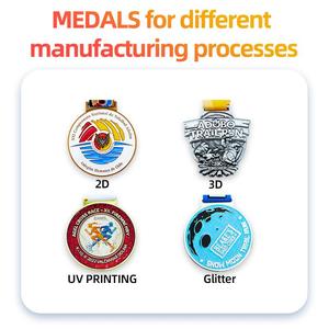 RENHUI Sports Canada Maple Leaf Cute Cartoon Tooth Metal Crafts Custom Medals And Trophies Medals - Product Image 2