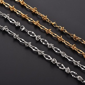 Collier ras du cou épais en acier inoxydable 8MM, chaîne à maillons, étanche, fait main, style punk, hip-hop, géométrique, pour homme, bijoux heavy metal - Product Image 2
