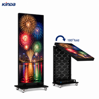 Layar Poster LED Pintar P2.5 P2 P1.86 P1.5 Panel Dinding LED Iklan Poster Berdiri Layar LED HD Indoor untuk Retail
