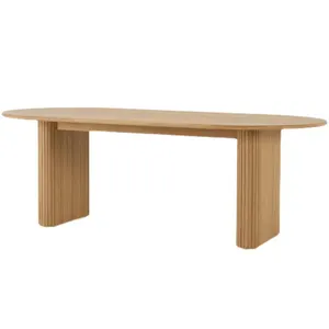 现代简约实木圆桌北欧餐桌实木餐桌