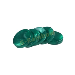Damas redondas de mármol epoxi de 20-50mm, fichas de Ajedrez de backgammon vertidas a mano de jade verde - Product Image 4