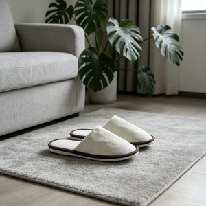 Chinelos de Hotel Personalizáveis, Chinelos Descartáveis para Spa, Chinelos Laváveis de Bico Fechado para Quartos de Hóspedes, Uso Doméstico e Viagem - Product Image 3