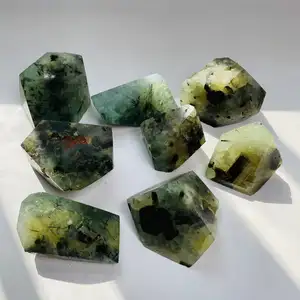 Wholesale Natural Crystals Healing Gemstone Rough Raw Prehnite Free Form