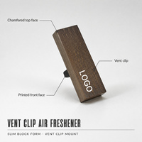 Diffuseur d'arômes en bois pour grille d'aération de voiture, logo personnalisé, désodorisant d'intérieur de voiture, vente en gros, fournisseur OEM ODM, marque privée