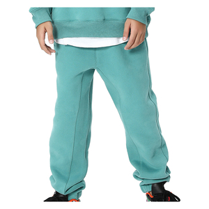 Vente en gros de pantalons pour enfants de 4 à 16 ans, pantalons de survêtement baggy épais pour enfants, pantalons chauds d'hiver en polaire pour garçons - Product Image 1