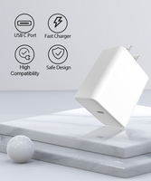 Set de Cargador y Cable al por Mayor Enchufe de EE. UU. Cargador USB C Único PD 20W Rápido para Teléfono Móvil con Cable USB C 60W para Carga de Energía