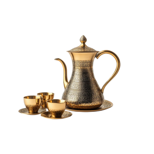 Pichet à eau en laiton finition antique, design classique, embossage, produits de haute qualité, prix et emballage personnalisés - Product Image 6