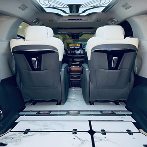 อุปกรณ์ตกแต่งภายในรถตู้ เบาะนั่งแบบลีมูซีน เบาะเดี่ยว เบาะหรูหรา VIP พร้อมสวิตช์ควบคุมแบบสัมผัสสำหรับรถยนต์ Kia Carnival - Product Image 4