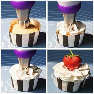 Bộ dụng cụ trang trí bánh 360 món với giá xoay, khuôn nướng, dụng cụ làm bánh - Product Image 4